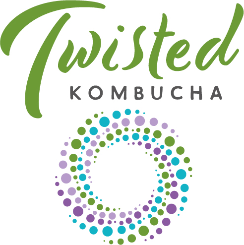 Twisted Kombucha logo-lock up